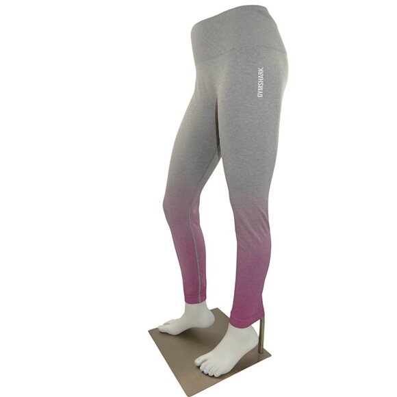 Gymshark Pink Ombré Leggings M – Athleisure BBL Aesthetic Workout Core - Picture 4 of 10